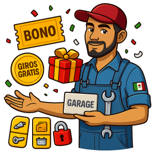Bonificaciones Garage slot México online